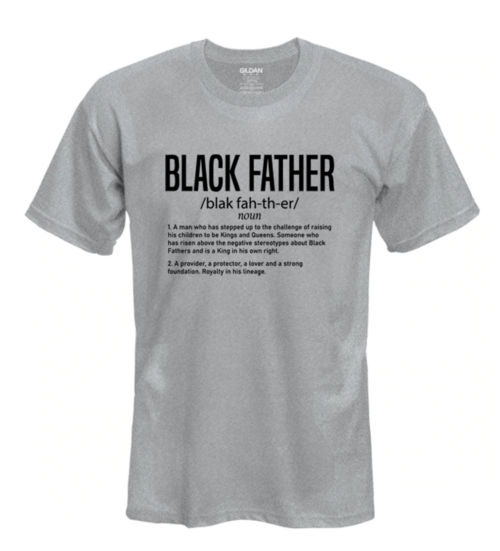Black Father T-shirt - Image 2